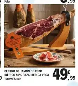 E.Leclerc Centro de jamón de cebo ibérico 50% raza ibérica vega tormes oferta