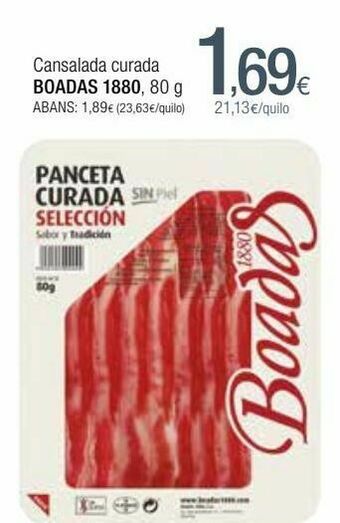 Jamón curado boadas