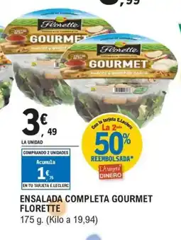 E.Leclerc FLORETTE Ensalada completa gourmet oferta