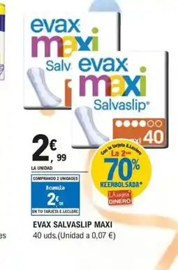 E.Leclerc EVAX Salvaslip maxi oferta
