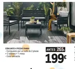 E.Leclerc Conjunto 4 piezas panka oferta