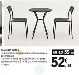 E.Leclerc Conjunto bistró oferta