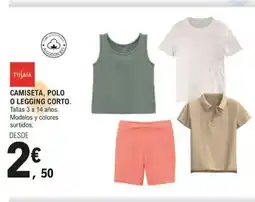 E.Leclerc Camiseta, polo o legging corto. oferta