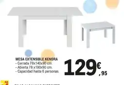E.Leclerc Mesa extensible kendra oferta