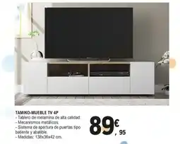 E.Leclerc Tamiko-mueble tv 4p oferta