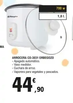 E.Leclerc ORBEGOZO Arrocera co-3031 oferta