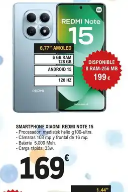 E.Leclerc Smartphone xiaomi redmi note 15 oferta