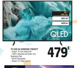 E.Leclerc SAMSUNG Tv uhd 4k tq65q7f oferta