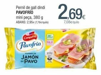 Condis Pechuga de pavo pavofrío oferta