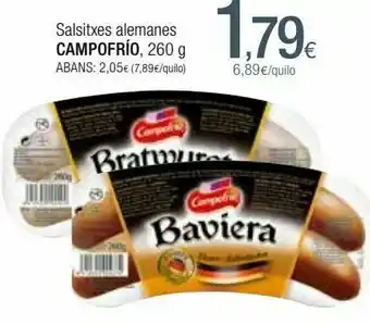 Condis Salchichas campofrío oferta