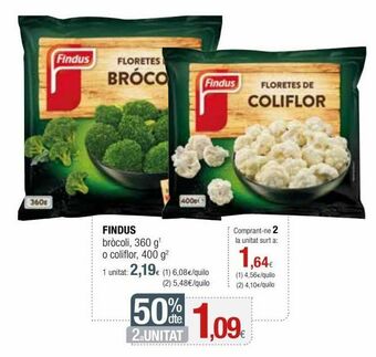 Condis Brocoli findus oferta