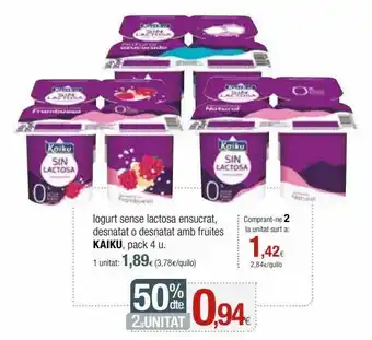 Condis Yogur kaiku oferta