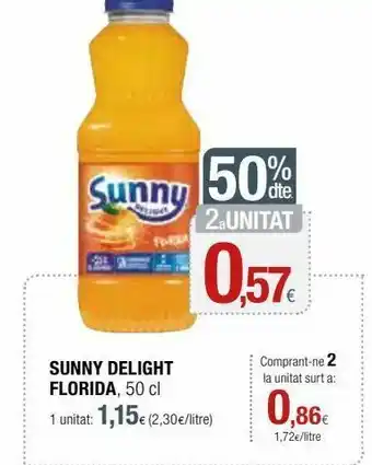 Condis Zumo sunny delight oferta