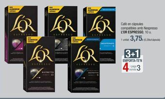 Condis Cápsulas de café l'or oferta