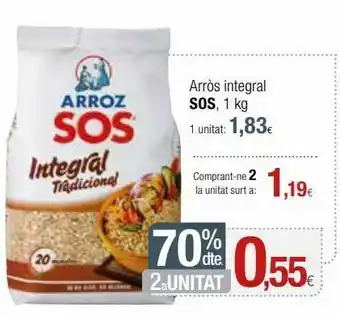 Condis Arroz integral sos oferta