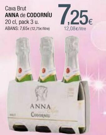 Condis Cava brut codorniu oferta