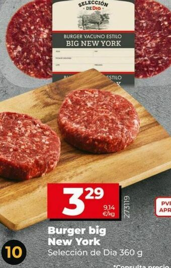 La Plaza de DIA Hamburguesas oferta