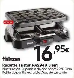 FROIZ Tristar - raclette ra2949 3 en 1 oferta