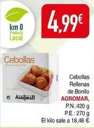 Masymas Agromar - cebollas rellenas de bonito oferta