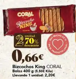 Gadis Coral - bizcochos king bolsa oferta