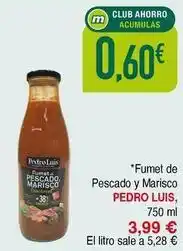 Masymas Pedro luís - fumet de pescado y marisco oferta
