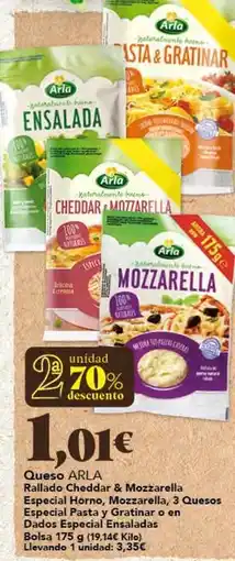 Gadis Arla - queso rallado de chocolat oferta