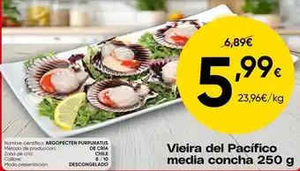 FROIZ Vieira del pacifico media concha oferta