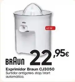 FROIZ Braun - exprimidor cj3050 oferta