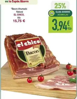 Masymas El chico - bacon ahumado natural oferta