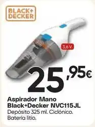 FROIZ Black & decker - aspirador mano nvc115jl oferta