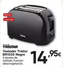FROIZ Tristar - tostador br1025 negro oferta