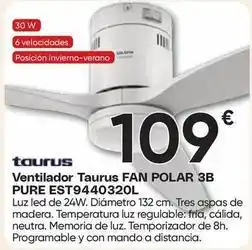 FROIZ Taurus - ventilador fan polar 3b pure est9440320l oferta