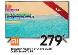 FROIZ Xiaomi - televisor 43 a pro 2026 qled smart tv bt oferta