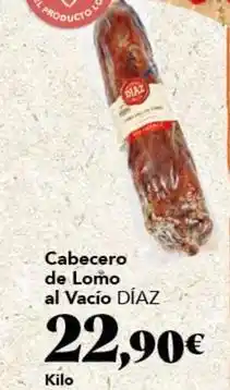 Gadis Díaz - cabecero de lomo al vacio oferta