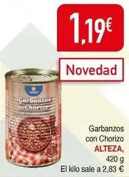 Masymas Alteza - garbanzos con chorizo oferta