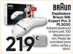 FROIZ Braun - depiladora silk expert pro 3 pl3020 oferta