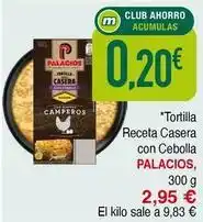 Masymas Palacios - tortilla receta casera con cebolla oferta