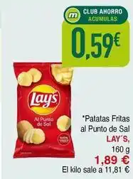 Masymas Lay's - patatas fritas al punto de sal oferta