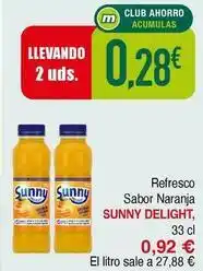 Masymas Sunny delight - refresco sabor naranja oferta