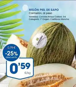 Supermercados Plaza Origen - melon piel de sapo oferta