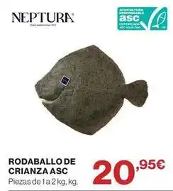 El Corte Inglés Rodaballo de crianza asc oferta