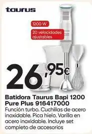 FROIZ Taurus - batidora bapi 1200 pure plus 916417000 oferta