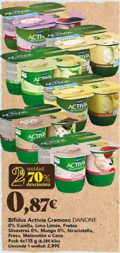 Gadis Danone - bifidus activia cremoso oferta