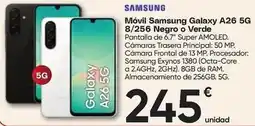 FROIZ Samsung - móvil galaxy a26 5g 8/256 negro o verde oferta