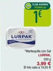 Masymas Lurpak - mantequilla con sal oferta