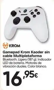 FROIZ Krom - gamepad kaoder sin cable multiplataforma oferta