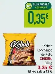 Masymas Kebab loncheado de pollo oferta