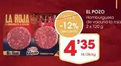 Supermercados Plaza El pozo - hamburguesa de vacuno oferta