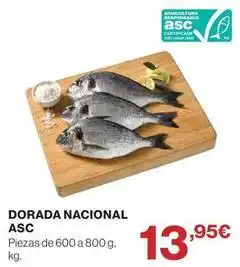 El Corte Inglés Dorada nacional asc oferta