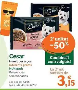 TiendAnimal Cesar - humedo para perro oferta